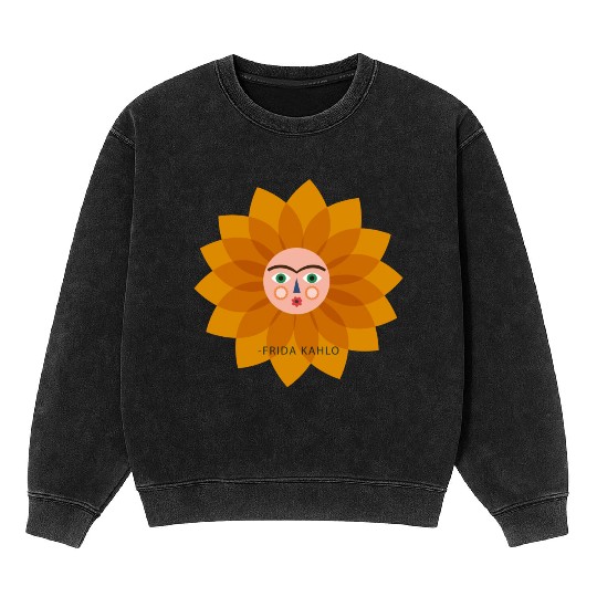 Cute Summer Vacation Frida Kahlo Sun Viva La Vida Mineral Wash Sweatshirts