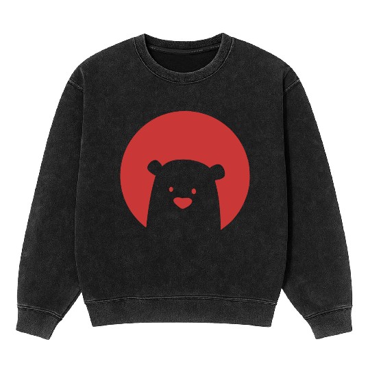 Women's Red Bear Mineral Wash Sweatshirts