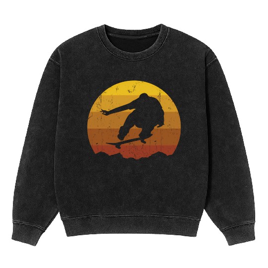 aters Having Fun Sunset ateboardn aters Mineral Wash Sweatshirts