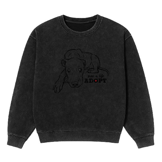 Save A Life Adopt Mineral Wash Sweatshirts