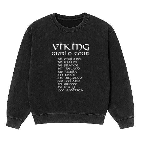 Viking World Tour Mineral Wash Sweatshirts