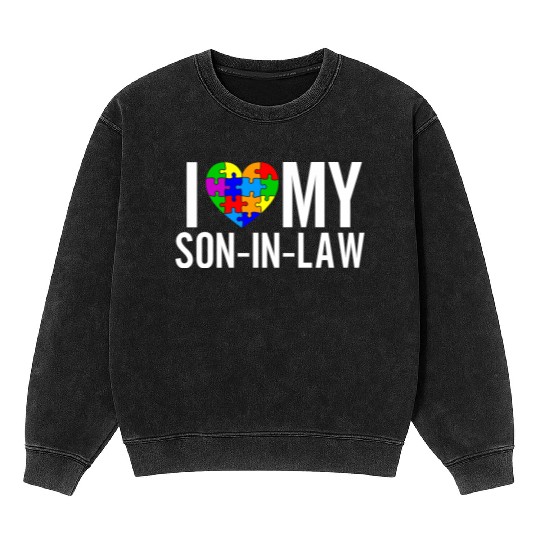 I Love My Son-In-Law Mineral Wash Sweatshirts