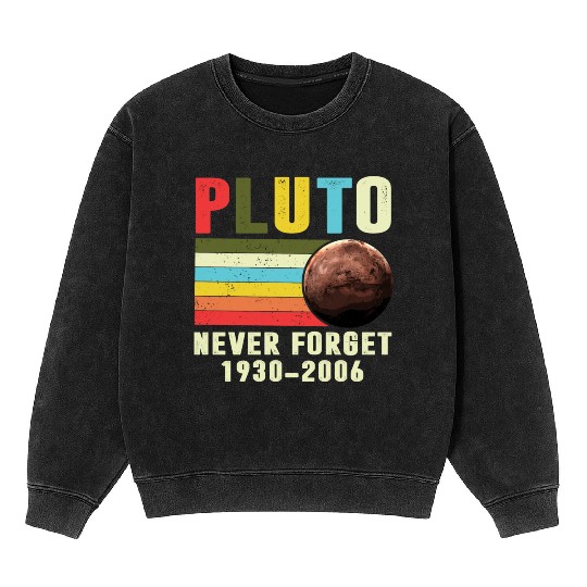 Pluto Never Forget 1930 2006 Mineral Wash Sweatshirts
