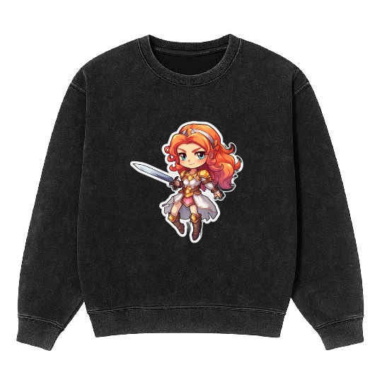 Warrior Princess Adventure Mineral Wash Sweatshirts