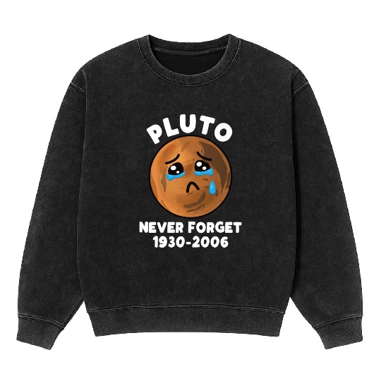 Pluto Never Forget 1930 2006 Mineral Wash Sweatshirts