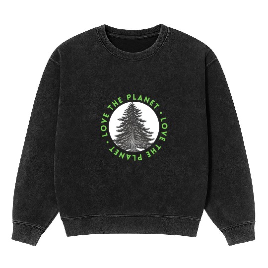 Tree: detailed, relaxing, & positive Mineral Wash Sweatshirts