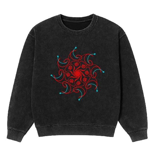Artistic Blossom Mineral Wash Sweatshirts
