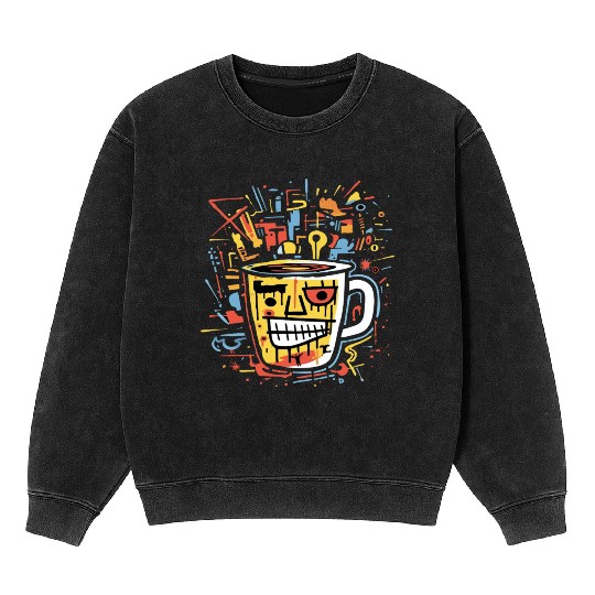 Coffee Rhapsody Mineral Wash Sweatshirts