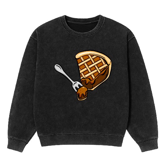 Chocolate Sweet Pie Cake Mineral Wash Sweatshirts