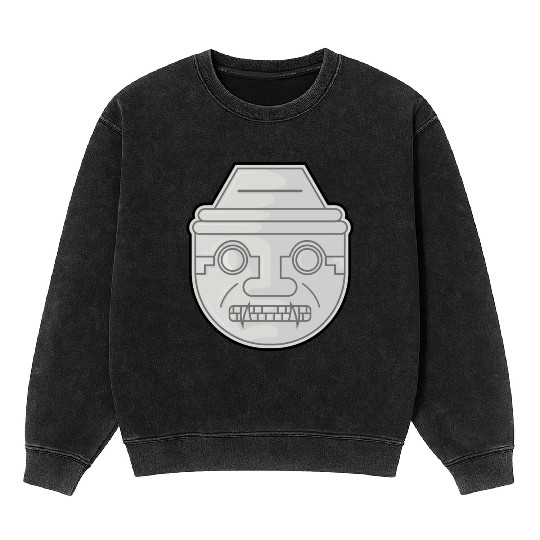 Colombian San Agustin Pre Columbus Indigenous Mineral Wash Sweatshirts