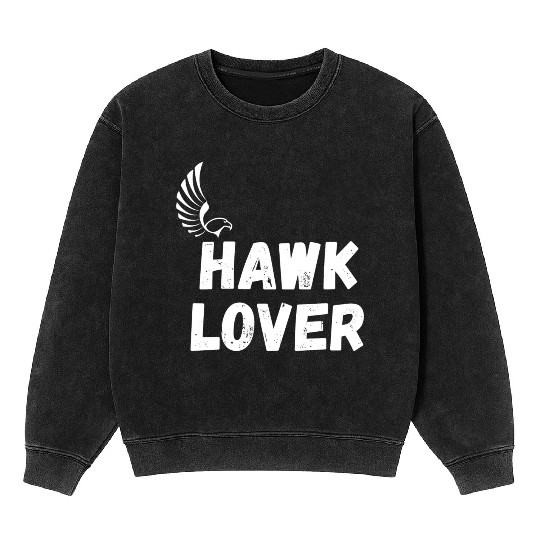 Hawk Lover Mineral Wash Sweatshirts