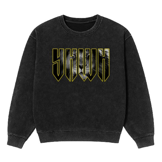 YHWH Yahweh Lion Christian Mineral Wash Sweatshirts