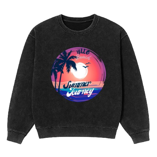 summer time Mineral Wash Sweatshirts