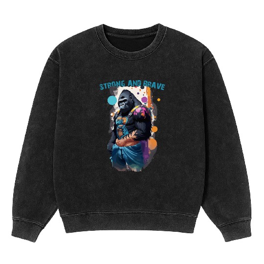 Gorilla Mineral Wash Sweatshirts