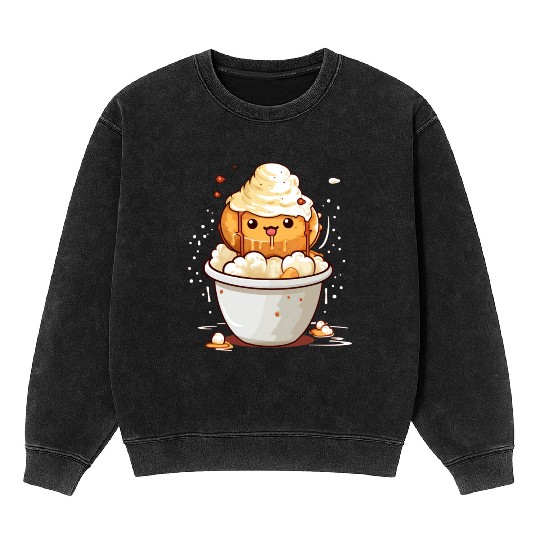 Takoyaki Lover Mineral Wash Sweatshirts