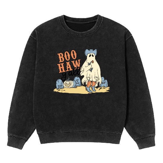 Bow Haw Rest In Peace Mineral Wash Sweatshirts