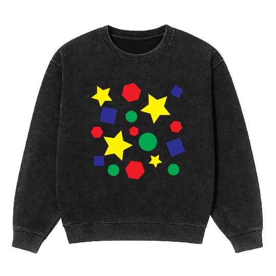 Mineral Wash Sweatshirts Includes patterns multi-colored
