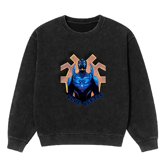 Blue Beetle Mineral Wash Sweatshirts