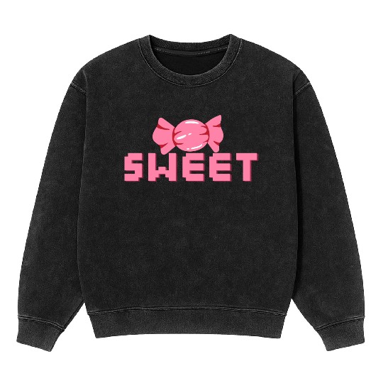 sweetness of dessert Mineral Wash Sweatshirts