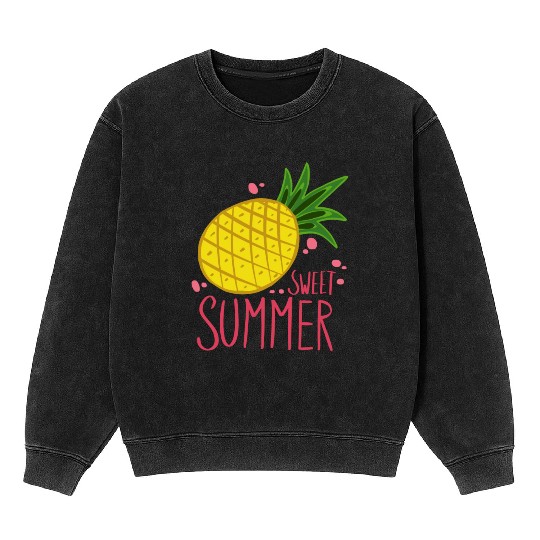 Sweet Summer Mineral Wash Sweatshirts