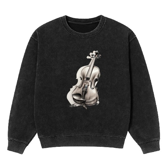 Violin Mineral Wash Sweatshirts