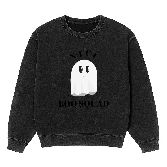 Cute NICU Halloween | NICU Boo Squad design Mineral Wash Sweatshirts
