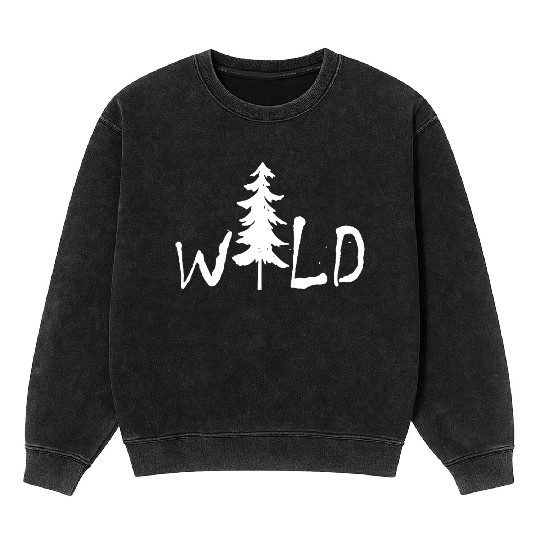 Outdoor Adventure Nature Wild Mineral Wash Sweatshirts