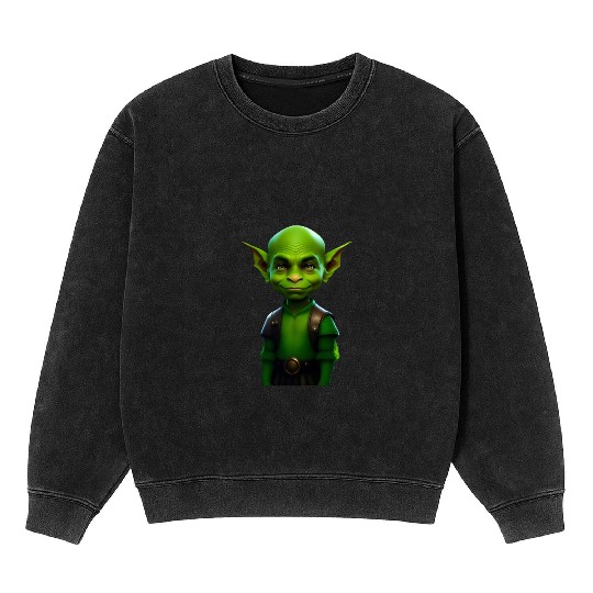 Green Goblin Rascal Embrace the Mischief Mineral Wash Sweatshirts