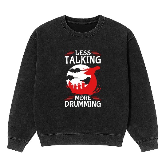 Funny Dragon Boat Racing Paddle Mineral Wash Sweatshirts