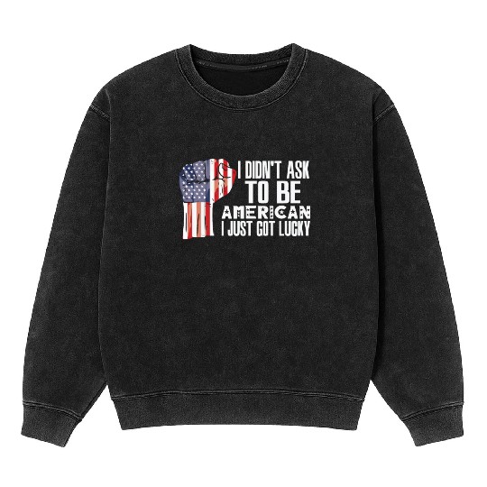 American Pride America US Flag Grown American Mineral Wash Sweatshirts