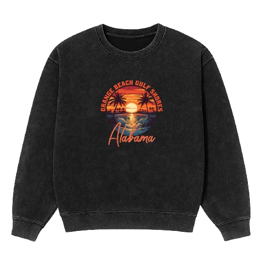 Surfing-Sailing Camping-Hiking-swimming Mineral Wash Sweatshirts