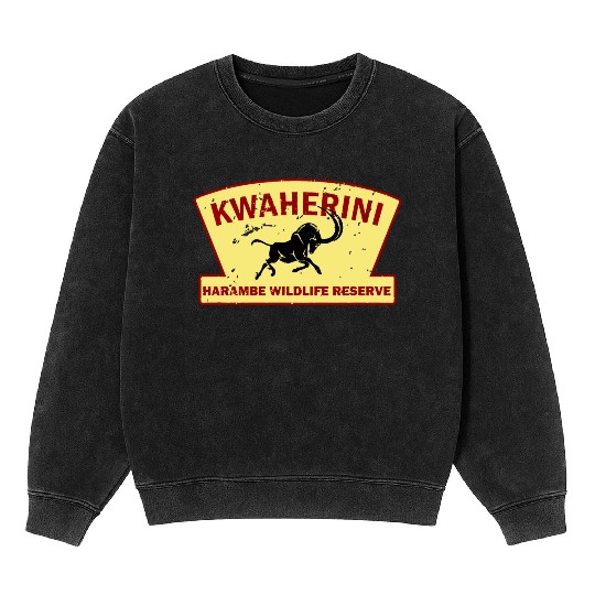 Kwaherini Harambe Wildlife Reserve Mineral Wash Sweatshirts