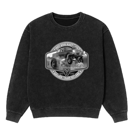 Hot Rod Gasser BW Mineral Wash Sweatshirts