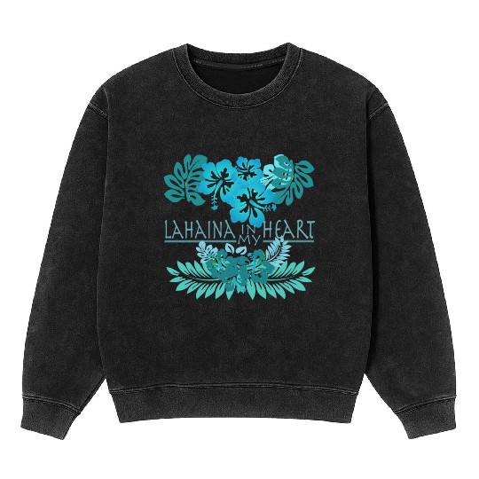 Lahaina in my Heart Mineral Wash Sweatshirts