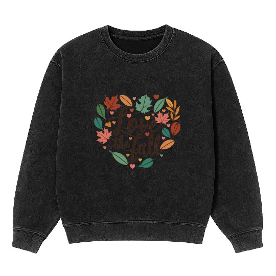 D83C DF41 Embrace the Cozy Magic of : Autumn Collection Mineral Wash Sweatshirts