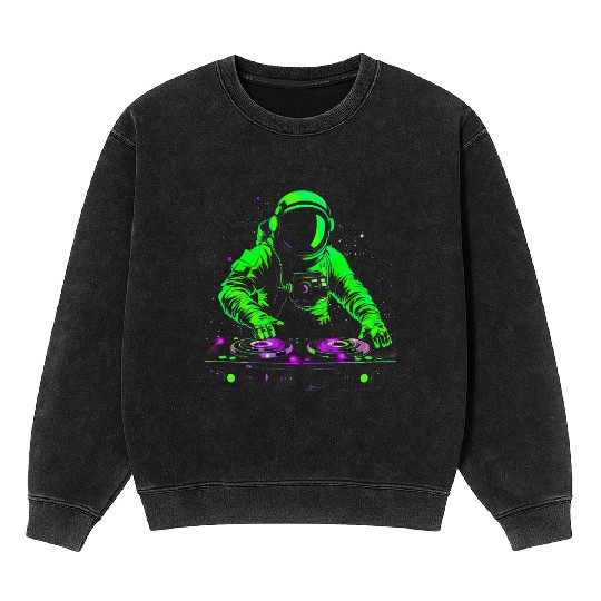 Astro DJ Mineral Wash Sweatshirts