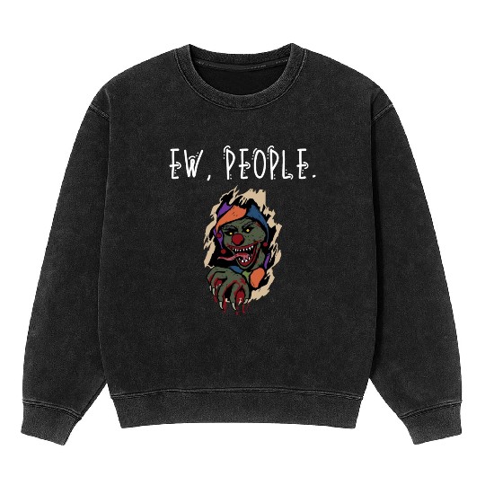 Ew People Clown Breaking In Mineral Wash Sweatshirts