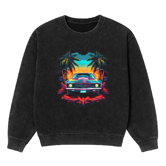 Exotic Camaro Z28 Mineral Wash Sweatshirts