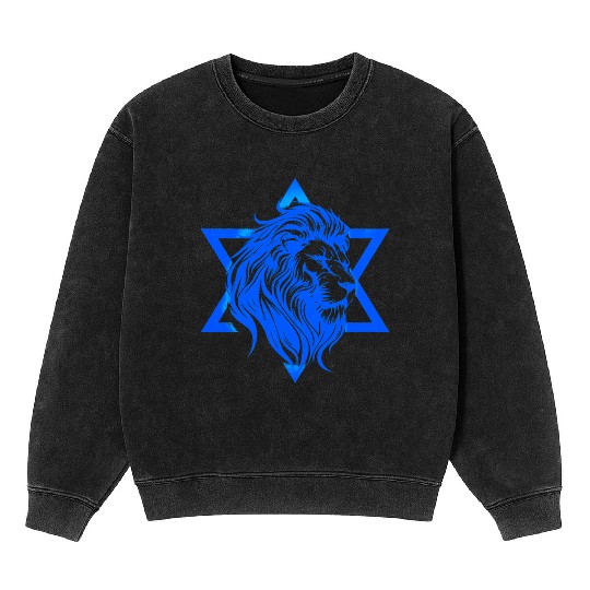 I STAND WITH ISRAEL Mineral Wash Sweatshirts