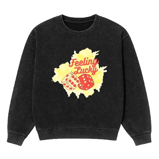 Feeling lucky Mineral Wash Sweatshirts