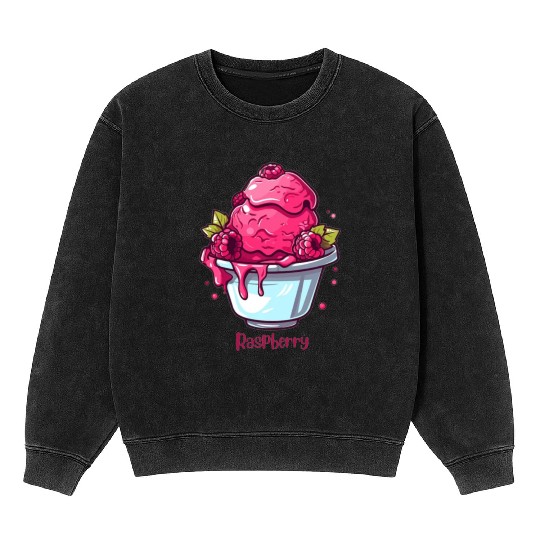 Raspberry Mineral Wash Sweatshirts