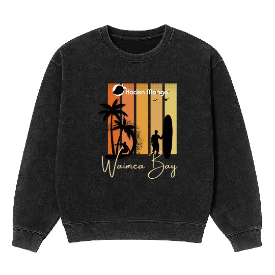Waimea Bay Haden Mango Style Mineral Wash Sweatshirts