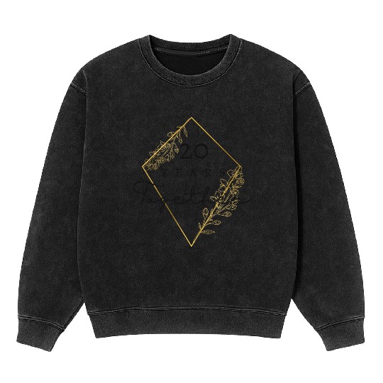 Congratulations 20 Years Together / Twenty Mineral Wash Sweatshirts