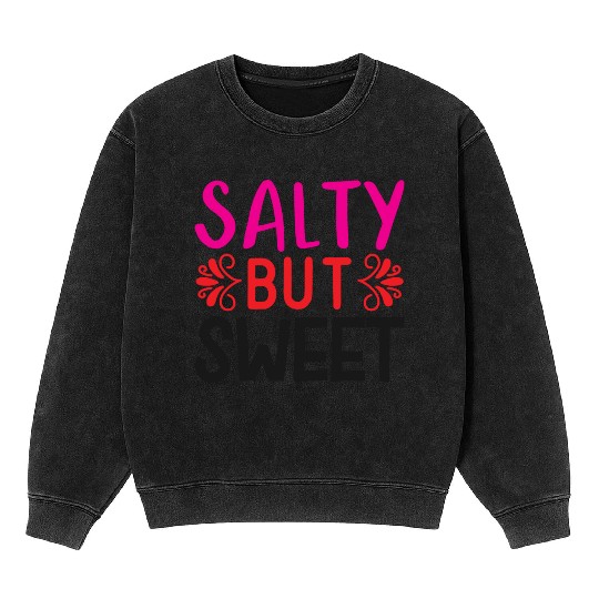 Salty But Sweet Mineral Wash Sweatshirts