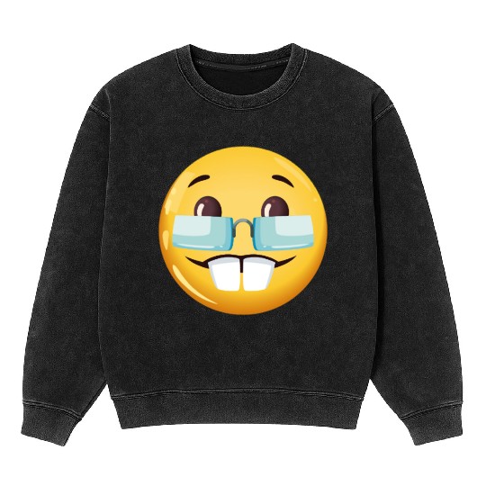 GOOFY AHH nerd goofy ahh meme Mineral Wash Sweatshirts
