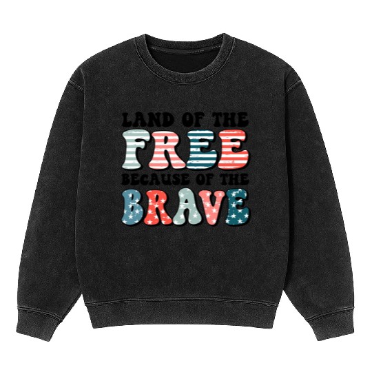 Land of the free Mineral Wash Sweatshirts