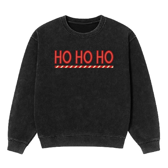 Ho Ho Ho Mineral Wash Sweatshirts