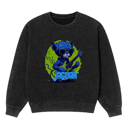 Baby Jaguar Guitar Mineral Wash Sweatshirts