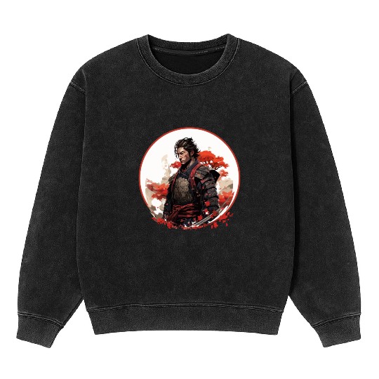 Brave Samurai Mineral Wash Sweatshirts