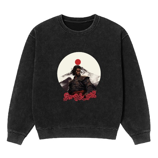Brave Samurai Mineral Wash Sweatshirts